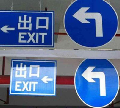  潜山在日常生活中如何区分标识与标牌？