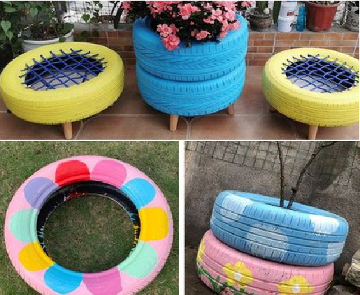  潜山墙体彩绘-变废为宝