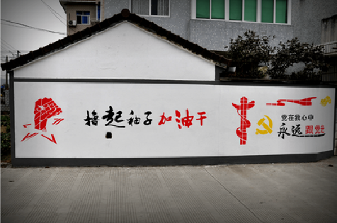  潜山乡村振兴墙体彩绘