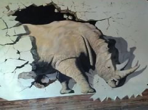  潜山在墙绘中，如何绘制3D效果？