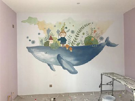  潜山手绘墙的特点及优势。